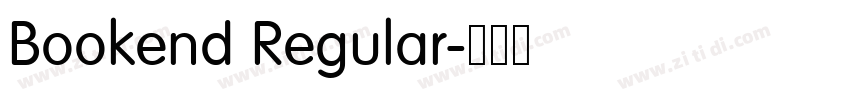 Bookend Regular字体转换